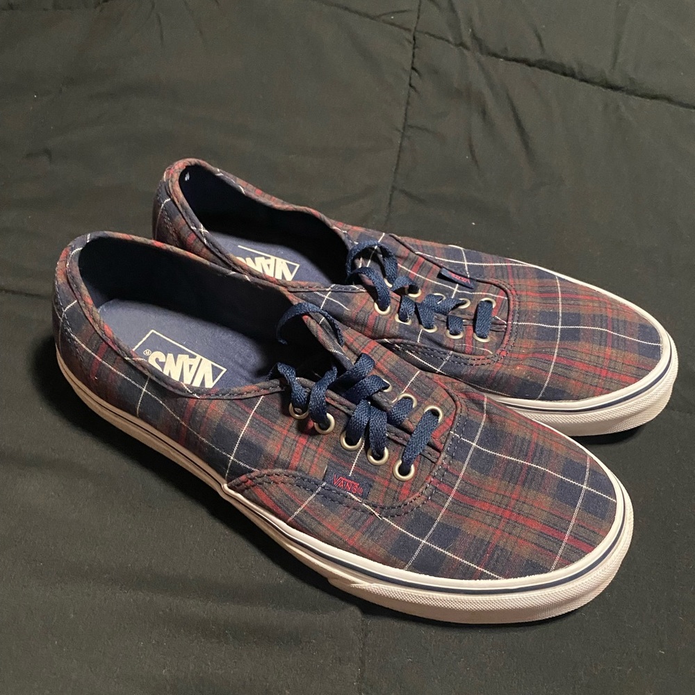 Mens Plaid Vans